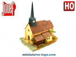 L'église du village en miniature par Jouef au H0 HO 1/87e