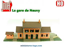 La gare de Neuvy en miniature montée par Jouef au H0 HO 1/87e
