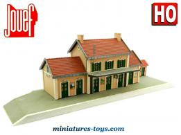 La gare de Neuvy en miniature montée par Jouef au H0 HO 1/87e
