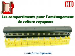 Les compartiments de voiture voyageurs en miniature par Jouef au HO