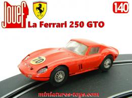 La Ferrari 250 GTO rouge n°70 en miniature de Jouef Slot car au 1/40e