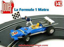 La Formule 1 Matra en miniature Slot Cars pour circuit routiers Jouef au 1/40e