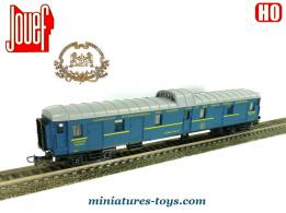 Le fourgon WL wagons lits CIWL en miniature par Jouef au HO