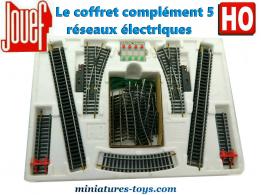 Le coffret complément 5 réseaux électriques de train miniatures Jouef au HO