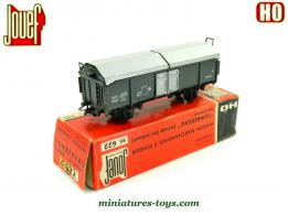 Le wagon tombereau couvert a toit coulissant en miniature par Jouef au HO H0