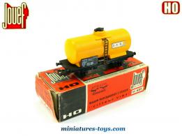 Le wagon citerne des vins de la SWRN en miniature par Jouef au H0 HO