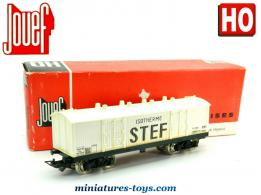 Le wagon frigorifique Stef isotherme en miniature par Jouef au H0 HO