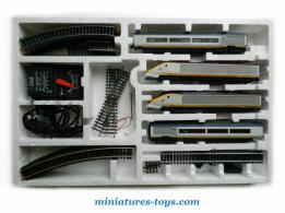 Le grand coffret de l'Eurostar en miniature au H0 de Jouef