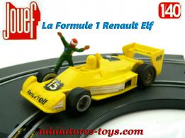 La Formule 1 Renault Elf n°15 miniature pour circuit Jouef au 1/40e