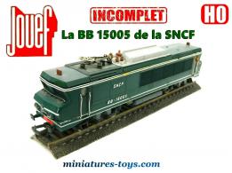 La locomotive électrique BB 15005 miniature de Jouef au H0 HO incomplète