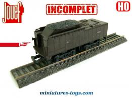 Le tender charbon de la locomotive a vapeur 231C Pacific miniature de Jouef HO incomplet