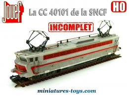 La locomotive électrique CC 40101 miniature par Jouef au H0 HO incomplète