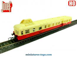 L'autorail Picasso XB 8147 SNCF en miniature non motorisée de Jouef au H0 HO