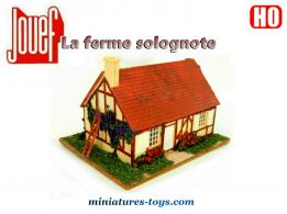 La ferme solognote en maison miniature par Jouef au H0 HO 1/87e