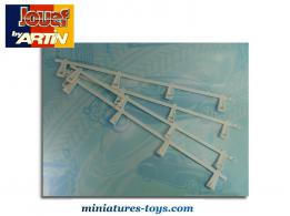 Quatre barrières pour circuit de voitures de courses Jouef Artin