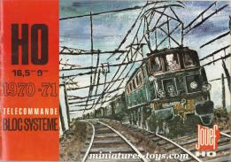 Le catalogue Jouef 1970 71 des trains et voitures miniatures sur circuits