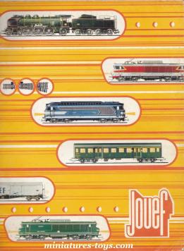 Le catalogue Jouef 1974 des trains et voitures miniatures sur circuits