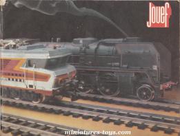 Le catalogue Jouef 1976 des trains électriques et voitures miniatures sur circuits