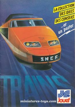 Le catalogue Jouef 1981 des trains et voitures miniatures sur circuits
