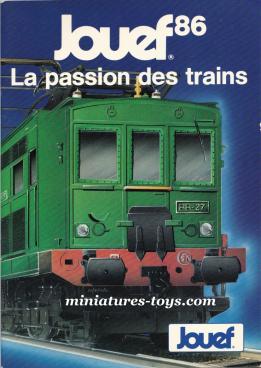 Le catalogue Jouef 1986 de trains miniatures