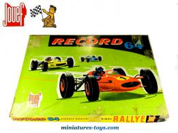 Le coffret circuit électrique Record 64 Rallye Jouef n°396 incomplet