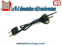 Le fil d'alimentation des transformateurs Jouef pour trains électriques miniatures