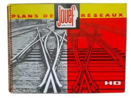 Un livret de plans de réseaux de trains miniatures au HO Jouef 1962
