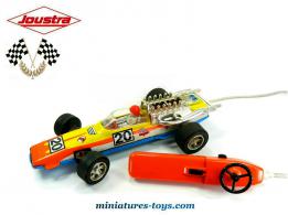 La voiture de course Formule 1 téléguidée en miniature de Joustra au 1/18e