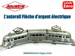 Un autorail Flèche d'argent électrique en miniature par Joustra a l'échelle 0