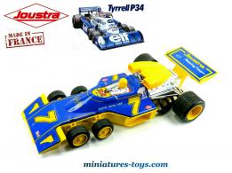 La Formule 1 Tyrrell-P34 six roues en miniature de Joustra au 1/18e