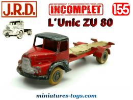 Le camion Unic ZU 80 miniature de JRD France incomplet au 1/55e