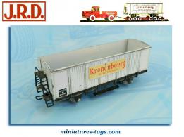 Le wagon Kronenbourg de l'Unic Izoard miniature de JRD au 1/50e