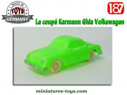La Karmann Ghia Volkswagen miniature made in Germany au H0 HO 1/87e