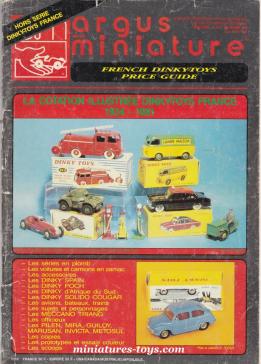 La revue Argus de la miniatures Dinky Toys France de 1989