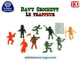 Les figurines de Davy Crockett le trappeur par La roche aux fées au 1/30e