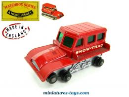 La Snow-trac en miniature par Lesney Matchbox n°35 au 1/87e