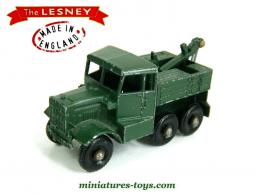 La dépanneuse militaire anglaise Scammell en miniature par Lesney au 1/98e