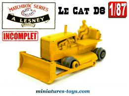 Le Bulldozer Caterpillar D8 miniature de Lesney Matchbox au 1/87e
