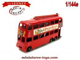 Le Trolleybus anglais londonien en miniature par Matchbox Lesney au 1/144e
