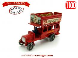 Le bus anglais du type B 1911 a impériale miniature Matchbox Lesney au 1/100e