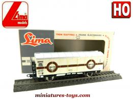 Le wagon frigorifique Transfesa Interfrigo en miniature par Lima au H0