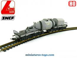 Le wagon transport de fonte en fusion CAFL miniature de Lima au H0 HO