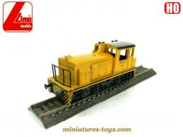 Le locotracteur diesel type 501 Sncf jaune en miniature de Lima au H0 HO