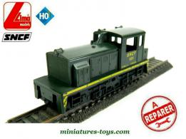 Le locotracteur diesel type 501 Sncf en miniature de Lima au H0 HO incomplet