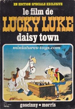 Le livre du film Lucky Luke Daisy Town offert par Total en 1972