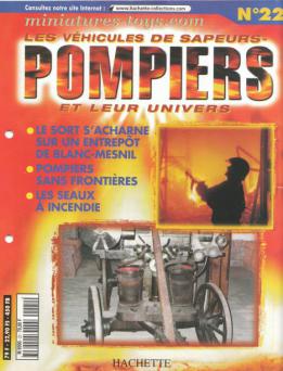 Livrets de 21 à 28 de la collection Hachette Les véhicules de pompiers Solido