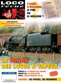 Le magazine Loco Revue n°667 sur les  trains miniature de février 2003