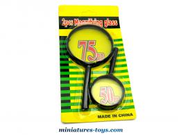 Les deux loupes grossissantes