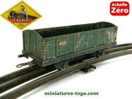 Le wagon tombereau miniature de la marque LR échelle zéro O