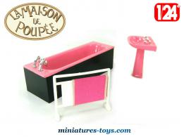 Les meubles miniatures de maison de poupées en plastique au 1/24e